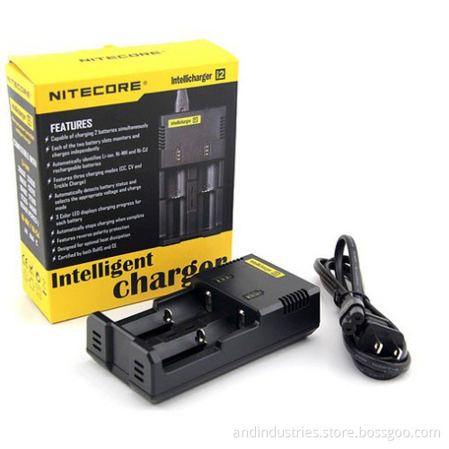 Nitecore Intellicharge I2 Universal Battery Charger for Li-ion /Ni-MH Batteries